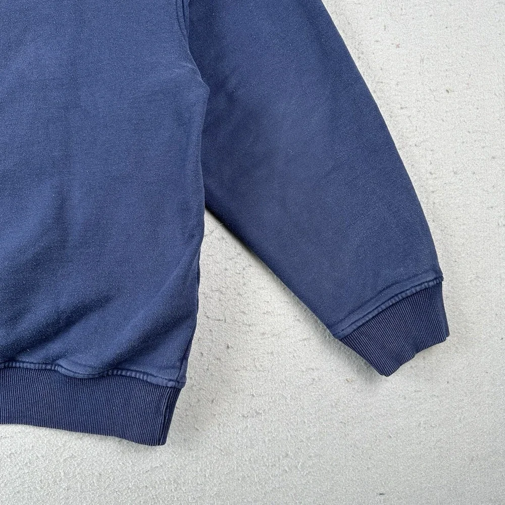 Vtg‎ Nike Michigan University Hoodie Men's Large Navy Blue Center Check Pullover